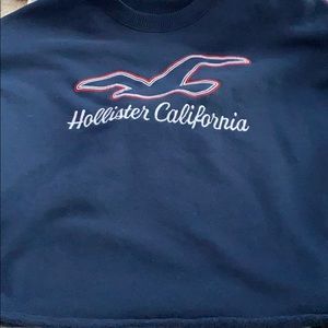 cropped hollister pullover